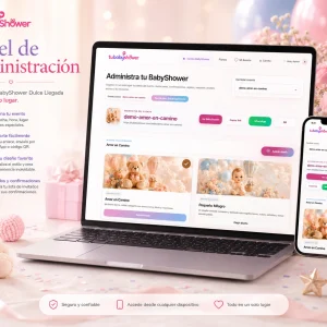 BabyShower Dulce Llegada – Invitación digital y confirmaciones RSVP