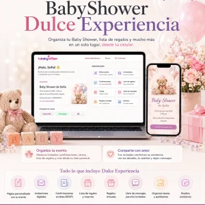 BabyShower Dulce Experiencia – Invitación, regalos y organización digital