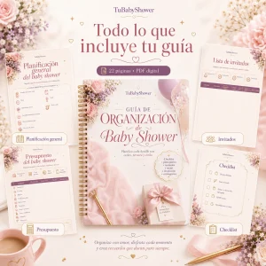 Guía Premium de Organización Baby Shower