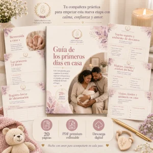 Guía de los primeros días en casa – PDF premium rellenable