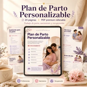 Plan de Parto Personalizable Rellenable