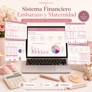 Sistema Financiero Embarazo y Maternidad – Excel premium editable