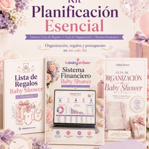 Kit Planificación Esencial Baby Shower – Organización, regalos y presupuesto
