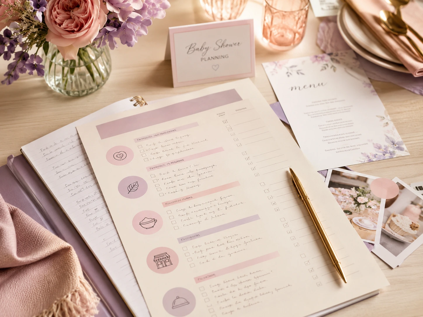 Checklist para revisar alergias, restricciones, ingredientes, proveedores y servicio de comida