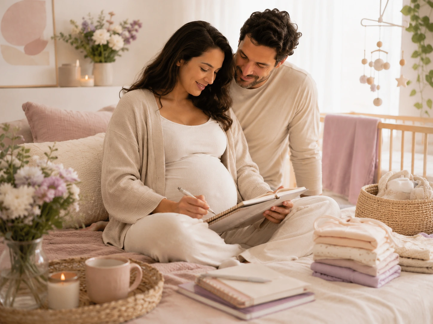 Notas y preguntas preparadas para una consulta prenatal