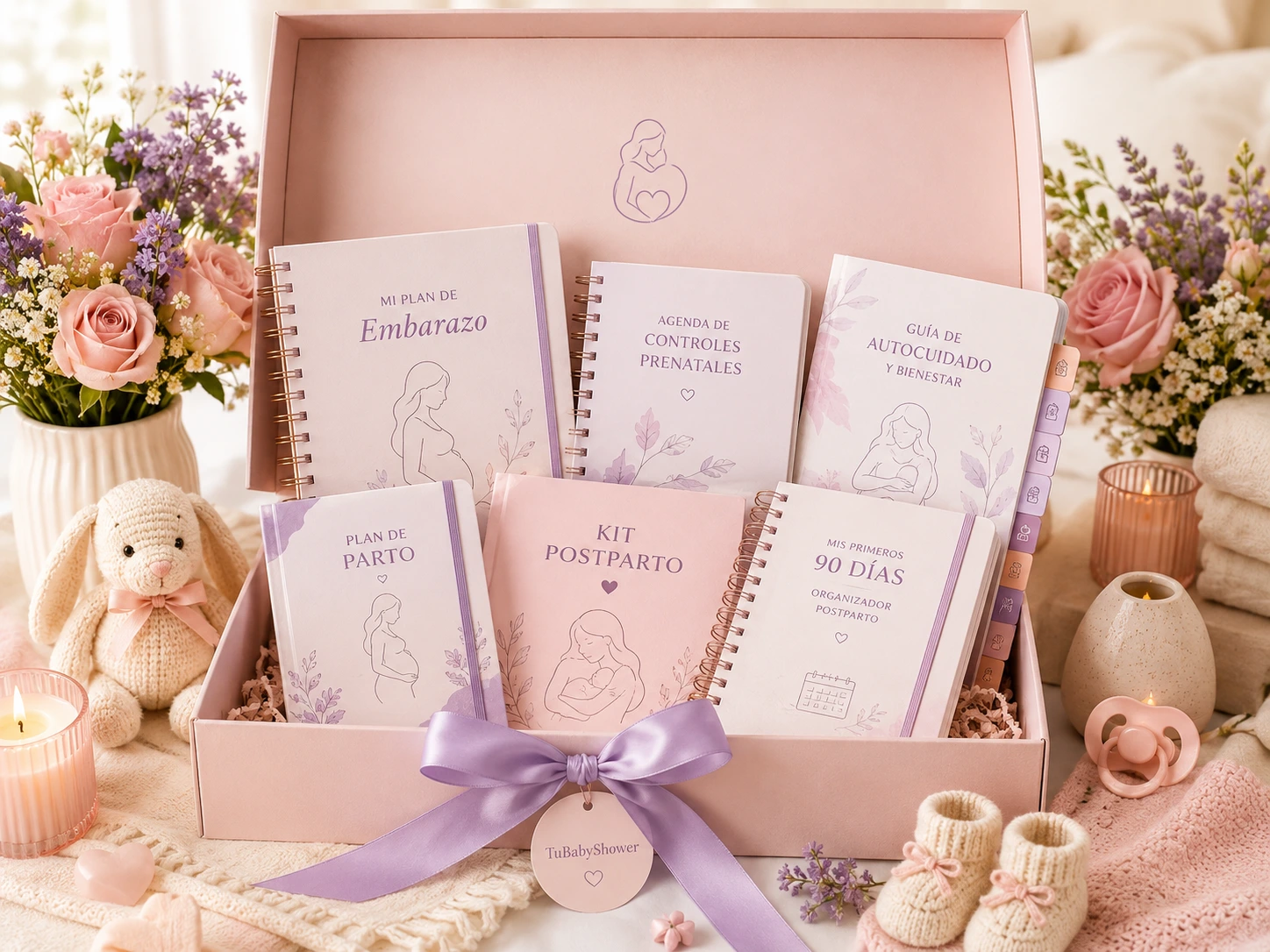 Colección completa Kit Embarazo y Maternidad con Calma