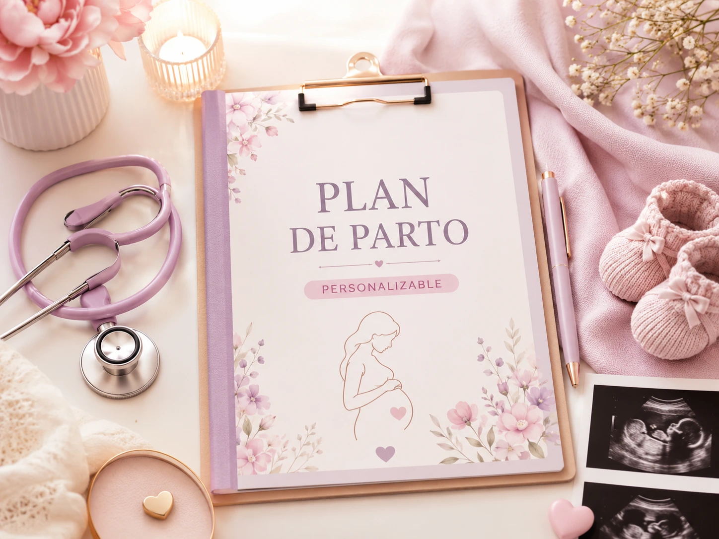 Plan de parto personalizable premium