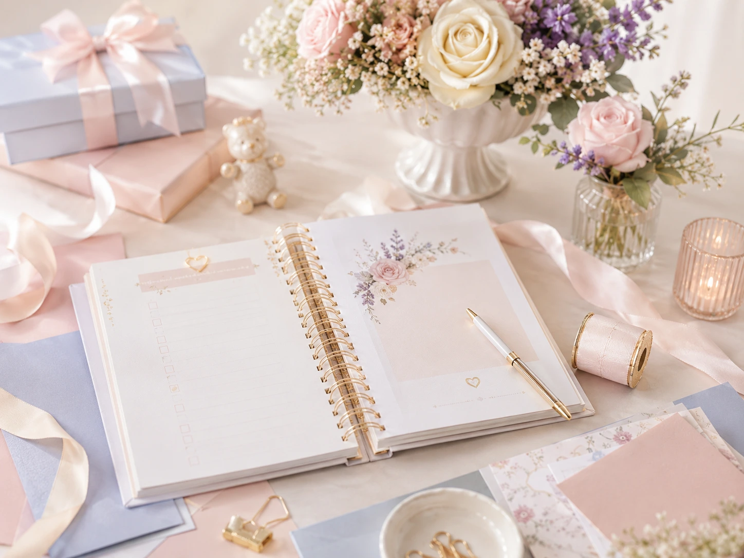 Planificador y checklist para organizar un baby shower