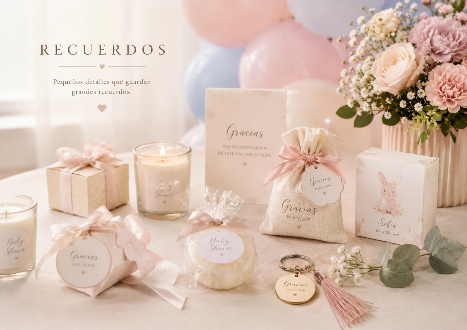 Libro de recuerdos y tarjetas de deseos para bebé