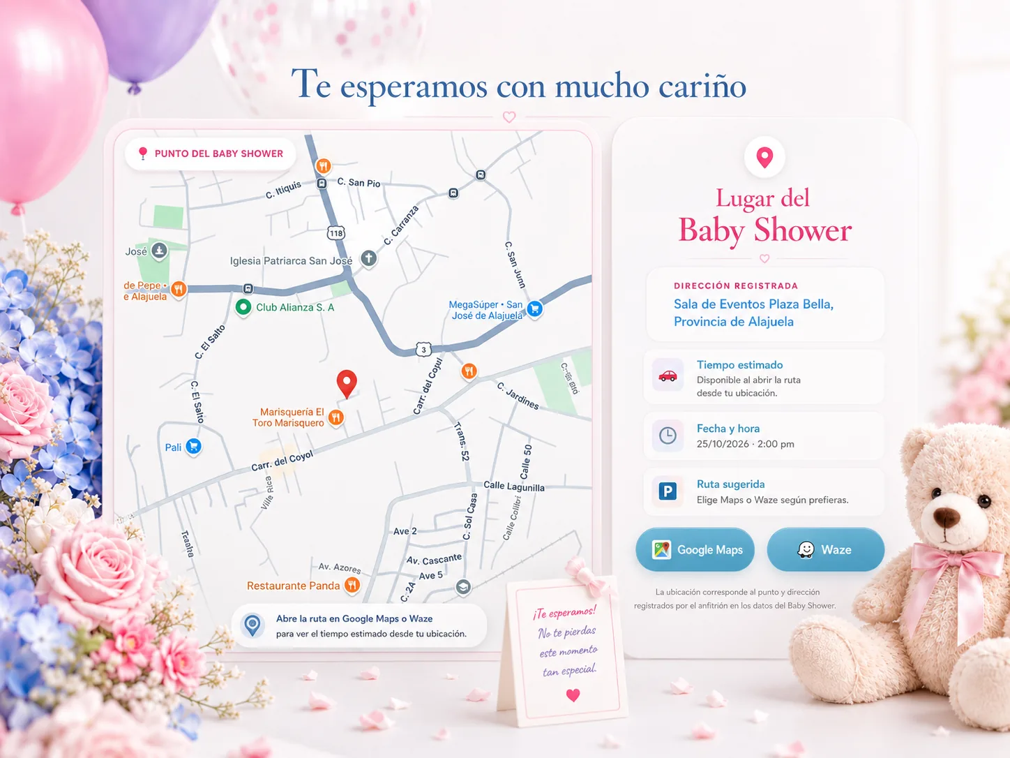 Ubicación del evento