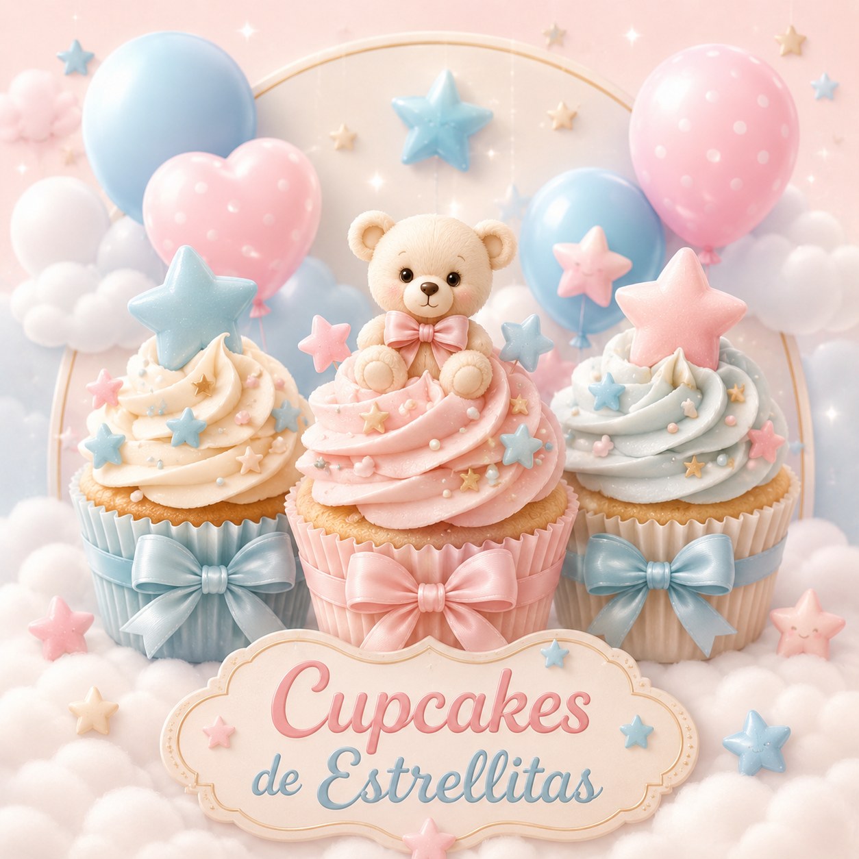 Cupcakes de Estrellitas