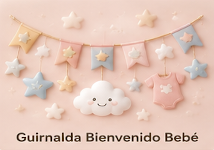 Guirnalda Bienvenido Bebé