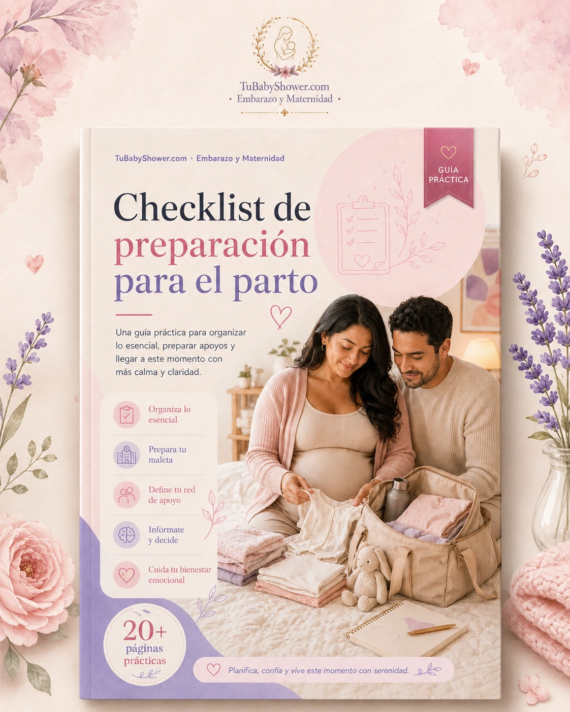 Portada del Checklist de preparación para el parto