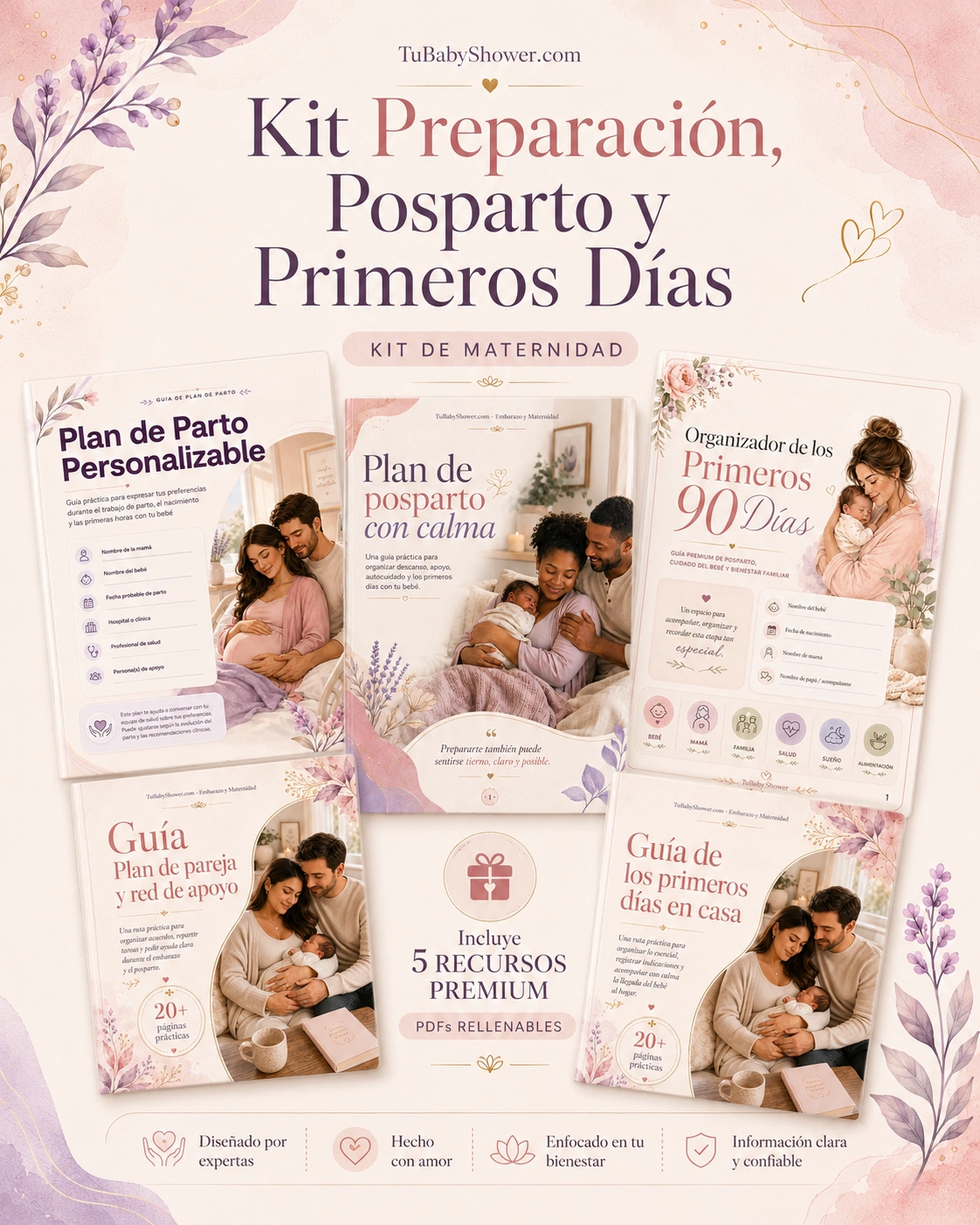 Portada del Kit Preparación, Posparto y Primeros Días