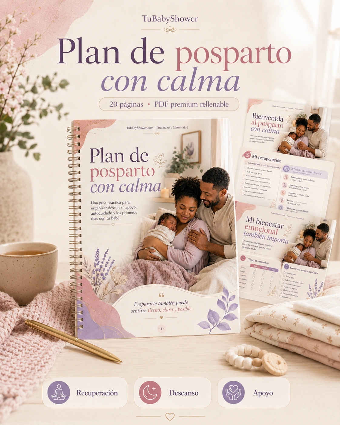 Vista previa de Plan de posparto con calma